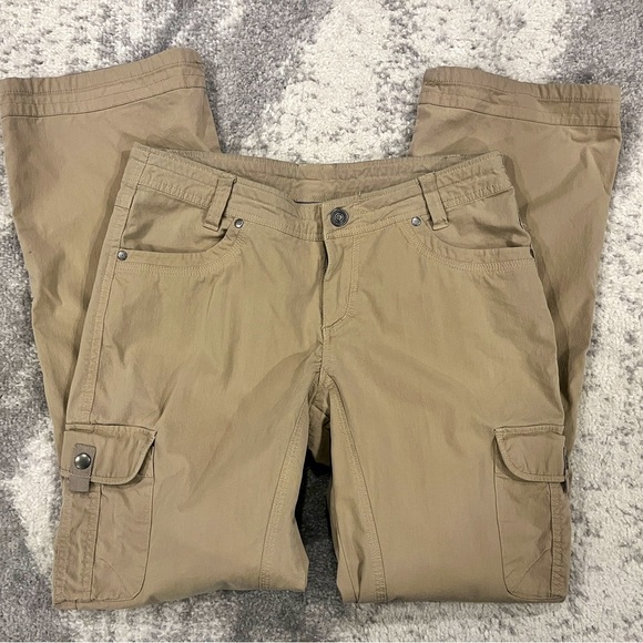 Kuhl Pants & Jumpsuits Kuhl Khaki Colored Cargo Pants Size 8 Regular Poshmark